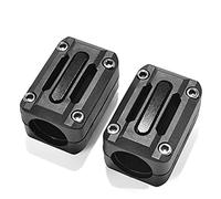 Para Kawasaki Para VERSYS-X 300 ABS Para VERSYS 650 ABS Motocicleta 22 25 28 Mm Diámetro Protección Del Motor Parachoques Decoración Bloque Verja(Negro)