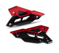 para Kawasaki para Z 900 para Z900 2017 2018 2019 2020 2021 2022 Protector Pedal Motocicleta Protector Pedal Trasero Placa Talón Decorativa Reposapiés Delanteros(Rojo)