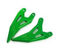 para Kawasaki para Z400 2018-2021 2022 2023 Kit De Pedal De Motocicleta Placa De Talón Cubierta Protectora Accesorio Reposapiés Delanteros(Verde)