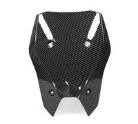 Para Kawasaki Para Z900 Para Z 900 SE 2025 2026 Touring Visera Deflector Viento Parabrisas Doble Burbuja Parabrisas Motocicleta Pare-Brise(Carbon fiber Short)