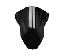 Para Kawasaki Para ZX10RR Para ZX Para 10R Para ZX10R 2016 2017 2018 2019 2020 Parabrisas Deflector De Viento Doble Burbuja Alerón Extensión Deflector Viento(Black)