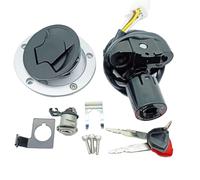 Para Kawasaki Para ZX1400 Para Ninja Para ZX14R 2012-2017/ER650/6N 2012-16 Para EX650/6F Juego llaves para cerradura encendido Cerradura Llave Encendido