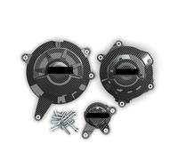 para Kawasaki Z650 2017-2024 para Ninja 650 2017-2024 Z650RS 2022-2024 Cubierta Protectora Motor Motocicleta Aspecto Carbono Protectores del Cilindro Maestro(Carbon-Look)
