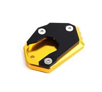 Para Kawasaki Z800 Z900 Z900RS Z1000 Z1000R ER6F ER6N ZX6R ZX10R, Pie De Motocicleta, Soporte Lateral, Placa De Soporte, Placa Ampliadora, Placa De Soporte CNC(Oro)