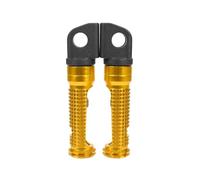 Para Kawasaki Z900 750 650 300 250 125 Reposapies Pedales de soporte CNC | Ninja250 ZX14R Rider Delantero Reposapiés para moto(Golden)