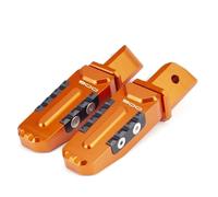 Para Kawasaki Z900 Z 900 2017 2018 2019 2020 2021 2022 2023 Reposapiés Traseros Para Motocicleta Reposapiés CNC Pedales De Pie De Pasajero De Aleación De Aluminio(Orange)