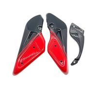 para Kawasaki Z900RS Z900 RS 2018-2022 Vientre de Motocicleta para chasis carenado Inferior para Bandeja Protector Cubierta Motor para Escape para Ajuste Guardia de protección(Rojo)