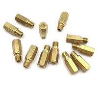 para Kawaskai para Keihin FCR OKO KOSO PE para PWK 12 Piezas 5mmx0.8 Rosca Hexágono Boquilla De Inyector Principal Motocicleta Carburador Repuesto Moto(148-175)