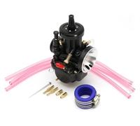 para Kawaskai para PWK 21 24 26 28 30 32 34 Mm Moto Carburador De Motocicleta Sistemas Motor 4T con Adaptador Power Jet Carburador Repuesto Moto(28mm)