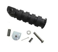 Para Keeway K Light 125 K Light 202 Reposapiés Pedales Motocicleta | Específico para bicicletas Plataforma de pie versátil Delantero/Trasero Goma/Metal negro Par