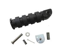 Para Keeway K Light 125 K Light 202 Reposapiés Pedales Motocicleta | Específico para bicicletas Plataforma de pie versátil Delantero/Trasero Goma/Metal negro Par