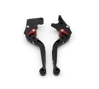 Para Keeway RKF 125 2020 2019-2023 2022 RKF125 MANIJAS Palanca De Embrague De Freno De Motocicleta Extensible Y Plegable CNC(Black N RED Adjuter)