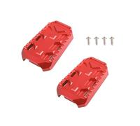 Para Keeway V Para Cruise 125 Motocicleta V Para Cruise 125 Accesorios Billet Wide Footpegs Pedals Reposapiés Agrandar V Para Cruise125 Estriberas(Trasero rojo)