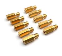 Para Keihin Para FCR Para OKO Para KOSO PE Para PWK Carburador Boquilla Inyector Principal Hexagonal Para Motocicleta Carb 10 Piezas Boquilla inyector Combustible(80-102)