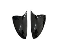 para KIA Ceed Xceed 2019-2023: Cubierta Adhesiva para Espejo retrovisor Lateral de Puerta con bocina, Kit de Estilo para Coche (2 Piezas, Negro Brillante).