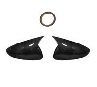 Para KIA K3 Para Cerato Para Forte 2019-2022 Cubierta Espejo Retrovisor Lateral Tapa Ala Embellecedor Carcasa Puerta Exterior Fibra Carbono Tapa Espejo Retroviso(Carbon fiber pattern)