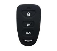 para KIA para Forte para Soul para Rio 3 Funda De Silicona para Llave De Coche Autopartes(Black)