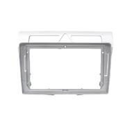 para Kia para Picanto para Morning 2008 Adaptador De 9 Pulgadas para Marco De Coche Radio Android Panel De Audio QAQMHVCVB(Silver Frame)