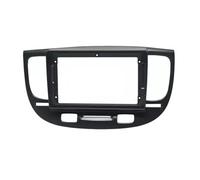 para Kia para Rio 2 2005-2011 2 DIN Android Unidad Principal Radio Coche Marco Kit Auto Estéreo Tablero Fascia Trim Bezel Placa Frontal Marco de Radio(Marco -Negro)