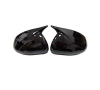 Para Kia Para Rio 2011 2012 2013 2014 2015 2016 2017 Cubierta Espejo Retrovisor Lateral Coche Tapa Alerón Puerta Exterior Caja Visión Cubierta del espejo lateral(No Light Black)