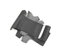 para Kia para Rio 2017-2019 para Rio5 2019 para K2 2016 para Picanto para Morning 2017 Trenzas Volante Coche Embellecedor Cubierta Cuero Perforado Funda Antideslizante Volante(Black Line-White)