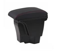 Para Kia Para Rio 3 K2 2003-2023 Guantera Central Con Portavasos, Cenicero Y Otros Accesorios Contenedor de almacenamiento de gran capacidad(Red line)