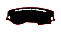 Para Kia Para Rio 4 X-line KX Cross K2 2017-2020 Cubierta Para Tablero Tapete Alfombra Anti-UV Parasol Cubierta salpicadero Coche(Red Edge)