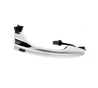 Para Kia Para Sorento 2015 2016 2017 2018 Manija Cromada De Apertura Exterior Delantera Con Botón Vehículo Tiradores Puerta(Silver Right)