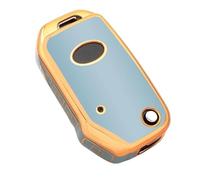 para KIA para Sportage R para Stinger GT para Sorento para Ceed CD para Cerato para Forte 2018 2019 Funda Protectora TPU para Llave con Llavero Funda Llave(G-Gray)