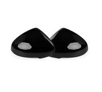 Para KIA Para Stinger 2018 2019 2020 2021 2022 Embellecedor Cubierta Espejo Retrovisor Puerta Lateral Estilo Fibra De Carbono Negro Brillante FIXCOR(Bright Black)