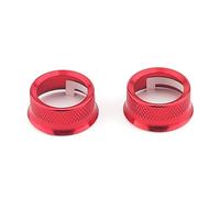 Para Kia Para Stinger 2018-2023 Cubierta Perilla Aire Acondicionado Control Interruptor Ajuste Anillo Ajuste Perilla aire acondicionado(ROJO)