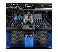 Para Kia Para Telluride Para ON 2020 2021-2023 7 Asientos Duradero Almohadillas Alfombras Piezas Interiores Accesorios Coche Alfombras Protectoras(3PS black with BLUE,LHD)