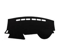 para Kia Rio 3 K2 2012-2017 Alfombrilla Protectora para salpicadero, Parasol y moqueta (Negro (Borde Negro) RHD)