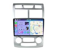 para KIA Sportage 2004-2012 9 Pulgadas HD Pantalla Táctil Android 12 Radio De Coche Carplay Android Auto Apoyo 4G WiFi Hi-Fi Dab Enlace Espejo DSP BT 5.0 RDS GPS Navi Cámara Trasera SWC(100S)