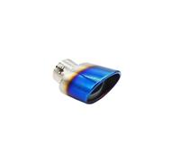Para Kia Universal Cromo Acero Inoxidable Silenciador Escape Punta Cola Garganta Garganta Cola Coche(1 piece 1)