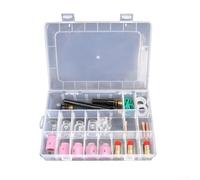 Para kit de accesorios de antorcha de soldadura TIG, 31 lentes de gas y vasos de vidrio para WP171826, mejorando tu experiencia de soldadura