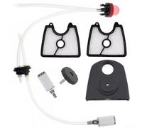Para kit de mantenimiento de soplador de hojas, conjunto de cubierta de filtro de aire para 125B 125BX 125BVX incluye kit de línea de combustible y filtros de aire para un funcionamiento fiable