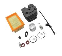 Para kit de pistón cilindro 44 mm para S/tihl FS400 FS450 FS480 SP400 FR450 /W Anillo pasador para desbrozadora recortadora 4116 020 1215 Pieza herramienta(15pcs for FS450)