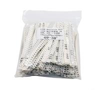 Para kit de resistencia SMD 1206 4250 piezas 170 valores 1 ohmios hasta 10 m ohmios 1% tolerancia electrónica componentes surtido para reparación de prototipos desarrollo blanco
