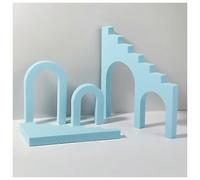 Para kits combinados de escaleras Cubo geométrico Color sólido Fotografía Fondo de foto Mesa de disparo Espuma Pr