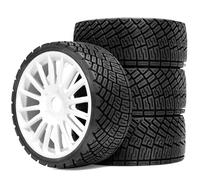 para KM para Flying God para FS para Mustang para KKPIT para Xuanniao para Hyper GO para MJX Zhi Top WRC 1/7 1/8 para Neumáticos Rally Piezas Piezas Mejora RC