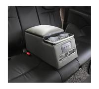 Para Koleos Para Captur Para Kadjar Pasamanos Trasero Interior De Coche Con Atmósfera Y Carga USB Caja reposabrazos coche(Model a Grey)