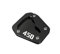 PARA KOVE 450 PARA Rally 2022 2023 2024 Extensor De Caballete De Motocicleta Extensor De Caballete Lateral Placa De Soporte Piezas De Base Agrandadas Extensión Pad(Black1)