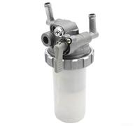 Para Kubota Filtro hidráulico separador de aceite y agua 1G410-43350 para tractores M9540 M105 M108 con válvula de drenaje manual y taza de filtro transparente, carcasa de metal para una limpieza