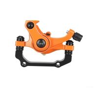 Para Kukirin G4 Scooter eléctrico naranja Freno de disco delantero y trasero Kit de componentes de frenado de aleación de aluminio Reemplazo para paradas confiables (freno de disco trasero color