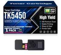 para Kyocera PA2600cwx PA2600cx Cartuchos de tóner TK5450BK TK5450C TK5450M TK5450Y para Kyocera ECOSYS MA2600cfx MA2600cwfx Impresoras con Chip Trabajo de Alto Rendimiento