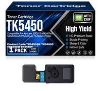 para Kyocera PA2600cwx PA2600cx Cartuchos de tóner TK5450BK TK5450C TK5450M TK5450Y para Kyocera ECOSYS MA2600cfx MA2600cwfx Impresoras con Chip Trabajo de Alto Rendimiento