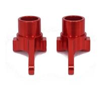 Para Kyosho Para Optima 4Wd 1/10 Aluminio 2 Unids/set Soporte Para Cubo Dirección Bloques RC Modelo Coche Para Buggy Todoterreno Hopup Piezas Cazoleta DireccióN Rc(Red)