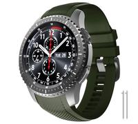 Para la banda de frontera de Gear S3 sin huecos, banda de reemplazo de silicona para Gear S3 Frontier/Gear S3 Classic/Galaxy Watch Band de 46 mm de vigilancia