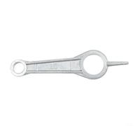 Para la biela de aluminio de la pieza de repuesto del compresor de aire para mantener el funcionamiento constante del ciclo de compresión (12×67×23mm)